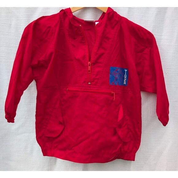 Disney Kids Tigger Sport Windbreaker Anorak 4/5 90s Winnie the Pooh Cartoon Y2K - Picture 1 of 7